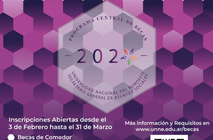 Comenzó el periodo de inscripción para acceder a las Becas UNNE 2020