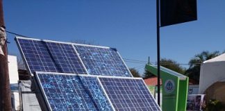 Tecnología Un equipo de bombeo fotovoltaico impactará en la producción del NEA Prototipo de un equipo de bombeo de agua alimentado por energía solar