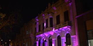 La UNNE “vistió de rosa” su Instituto Rectorado