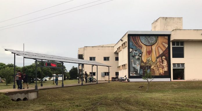 ENERGIAS RENOVABLES Destacan rendimiento de pérgola solar fotovoltaica instalada con fines demostrativos La pérgola solar fotovoltaica se encuentra en el Campus Deodoro Roca.