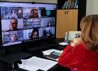 Pensar la internacionalización en clave de interculturalidad. Arrancó el ciclo de reflexión latinoamericana sobre políticas y proyectos de interculturalidad con pueblos indígenas Rectora Veiravé apertura Webinario Internacional sobre Interculturalización