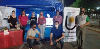 Centro Regional Universitario de la UNNE El CRU de Castelli, presente con su stand institucional en el 84° aniversario de esa localidad