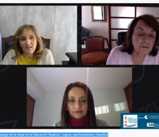 Veiravé planteó la necesidad de más igualdad para las mujeres en ámbitos científicos y tecnológicos Webinario FIESA "Liderazgo de la Mujer en la Educación Superior. Logros, oportunidades y desafíos"
