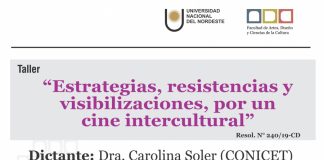Comenzará el 9 de octubre Taller «Estrategias, resistencias y visibilizaciones, por un cine intercultural»