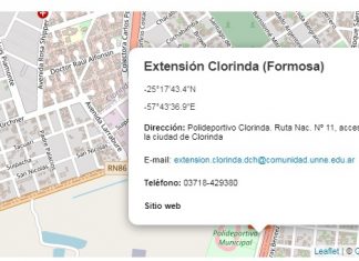 Servicios informativos Mapa Interactivo de la UNNE: información actualizada y categorizada por dependencias y regiones