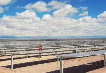 TRANSFERENCIA TECNOLÓGICA Investigadores de UNNE realizaron estudios de cargas de viento sobre uno de los parques solares más grandes de Argentina Parque Solar en San Juan