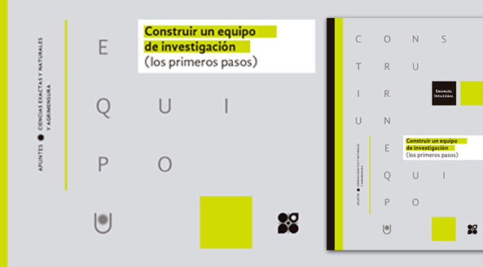 Primer titulo editado de la colección Apuntes de Eudene Construir un equipo de investigación (los primeros pasos) de Emanuel Irrazábal