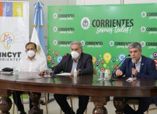 Se presentó formalmente el acuerdo firmado recientemente entre la Facultad de Medicina y el Gobierno de Corrientes Medicina realizará en su Laboratorio pruebas de PCR y monitoreo en la comunidad universitaria de Corrientes para afrontar la pandemia