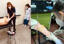 FaCENA Estudiantes trabajan con simuladores en Bioquímica