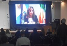 Prof. Delfina Veiravé Discurso de la Rectora en la entrega de los títulos cien mil y cien mil uno a estudiantes indígenas