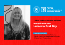 FACULTAD DE ARQUITECTURA «Recreos Mentales», charla abierta en el Curso de Posgrado ¿Cómo enseñamos Arquitectura y Diseño Gráfico en ambientes virtuales? Charla Abierta: Recreos Mentales Neuropsicoeducadora Lucrecia Prat Gay