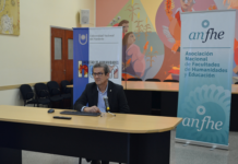 Ley de Formación Docente, ciclos de actualización y capacitación como principales temas en ANFHE Se realizó la XXXV Reunión Plenaria de la Asociación Nacional de Facultades de Humanidades y Educación Prof. Aldo Lineras, Decano Facultad de Humanidades UNNE