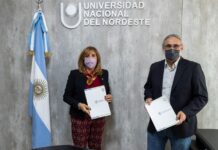COOPERACIÓN La UNNE firmó convenio con el Ministerio de Agricultura de la Nación: Impenetrable e Iberá, en agenda de trabajo conjunto La rectora, Delfina Veiravé y el ministro Ing. Agr. Luis Basterra firmaron un convenio marco de cooperación entre la cartera nacional y la Universidad.