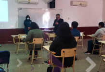 " La actividad correspondió al desarrollo de la asignatura “Semiopatología Kinésica Quirúrgica”, del tercer año de la carrera de Licenciatura en Kinesiología y Fisiatría" La Facultad de Medicina de la UNNE avanza con el regreso a la presencialidad en aulas híbridas