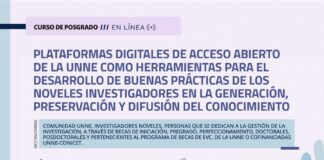 RIUNNE Está abierta la inscripción para curso de posgrado virtual gratuito destinada a noveles investigadores