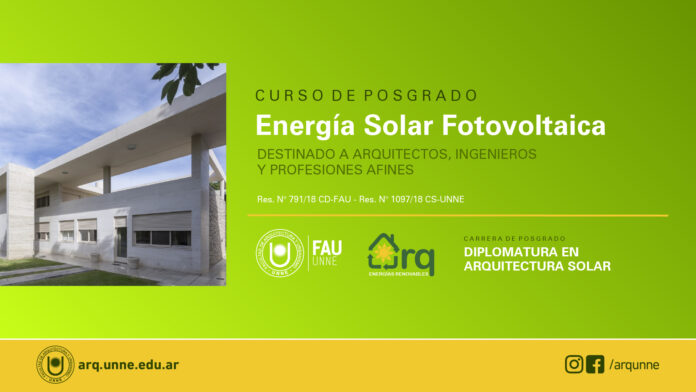 Curso de Posgrado: Energía Solar Fotovoltaica