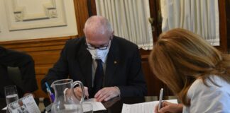 INFRAESTRUCTURA UNIVERSITARIA Firmaron contrato de inicio de obras para el nuevo edificio de la FADYCC