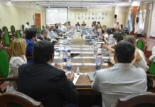 Vuelta a la presencialidad El consejo superior volvió a sesionar en la sala del Rectorado