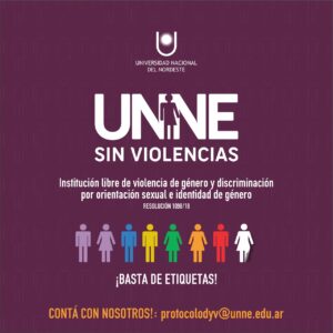 Afiche Unne sin violencias