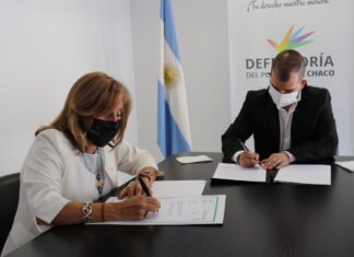 CONVENIO DE COOPERACIÓN La UNNE y la Defensoría del Pueblo del Chaco trabajarán en conjunto por los derechos de personas con discapacidad La rectora de la Universidad Nacional del Nordeste, Delfina Veiravé y el Defensor del Pueblo del Chaco, Bernardo Voloj firmaron un convenio de cooperación entre las instituciones, para trabajar en conjunto en proyectos de investigación, extensión, transferencia tecnológica, actividades de voluntariado y de gestión.