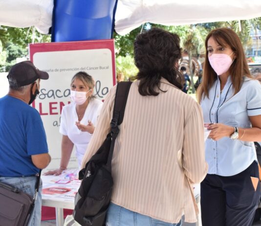 El ISSUNNE participó de la Jornada de Prevención contra el Cáncer Bucal