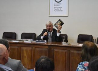 RECONOCIMIENTO Entregan el título de Profesor Honorífico de la UNNE al reconocido docente breñense Omar Héctor Zenoff El profesor Zenoff presentó su libro " Inmigrantes de Fiesta", en noviembre de 2016, en el marco de los "Talleres de Historia Oral: Memoria e Identidad", organizados por el Departamento e Instituto de Historia de la Facultad de Humanidades de la UNNE.