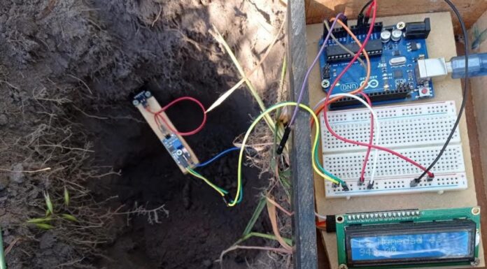 Trabajan en el diseño de un sensor de bajo costo y sencillo uso para medir la humedad de suelos productivos