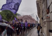 EN EL DÍA INTERNACIONAL DE LA MUJER  Veiravé: “A las mujeres nos exigen muchas más credenciales que a los varones” La Rectora de la UNNE, Delfina Veiravé saluda y aplaude la marcha del #8M, en el Día Internacional de la Mujer.