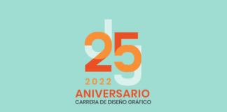 DESDE EL 24 AL 28 DE OCTUBRE Diseño Gráfico cumple 25 años y celebra con una semana de variadas actividades El diseño de la marca e identidad visual del aniversario fue hecho por estudiantes, ganadores del concurso.