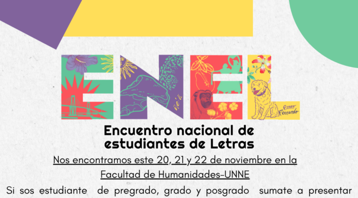 Humanidades será sede del Encuentro Nacional de Estudiantes de Letras