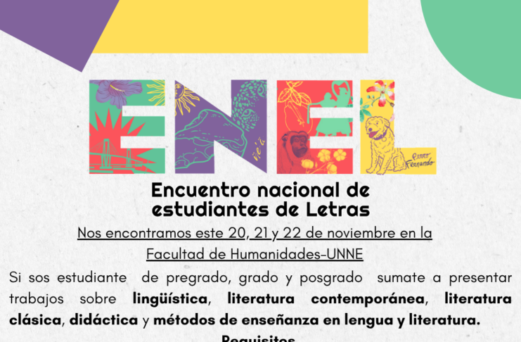Humanidades será sede del Encuentro Nacional de Estudiantes de Letras
