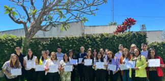 Se entregaron los certificados de la Diplomatura Universitaria en Cuidados de Enfermería en Santa Lucía