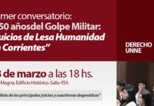Primer conversatorio sobre los Juicios de Lesa Humanidad en Corrientes a 50 años del Golpe