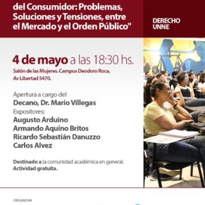 Analizarán el sobreendeudamiento del consumidor en una jornada de reflexión en Derecho