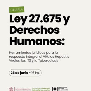 Charla: Ley de VIH y Derechos Humanos en la Facultad de Derecho