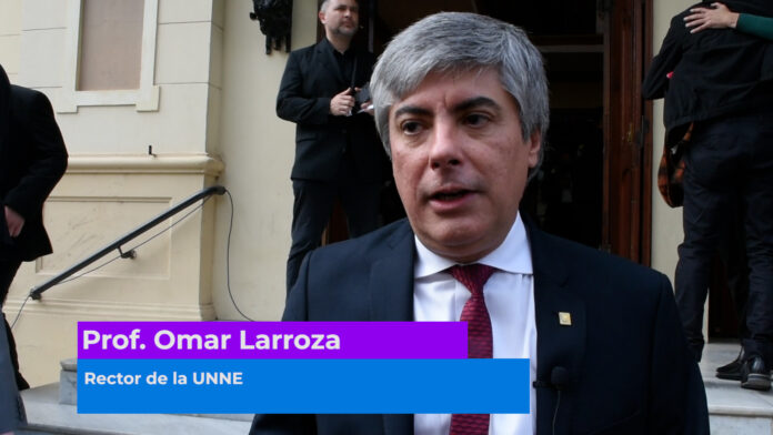 Omar Larroza asumió como rector de la UNNE