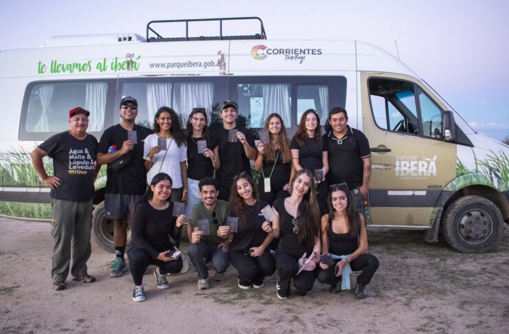 Once estudiantes de intercambio de la UNNE realizaron una visita académica y cultural a los Esteros del Iberá