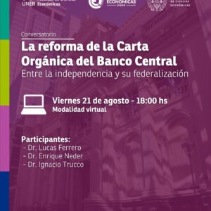 Conservatorio sobre la reforma de la Carta Orgánica del Banco Central