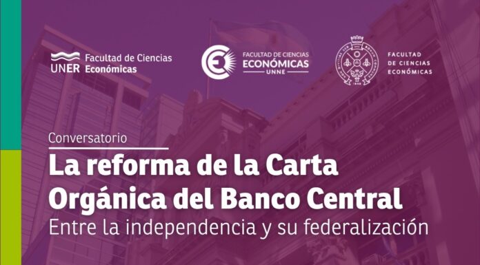 Conservatorio sobre la reforma de la Carta Orgánica del Banco Central