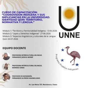 Curso de Capacitación: “Cosmovisión indígena y sus implicancias en la universidad. Identidad Qom: territorio, normativa y lengua”