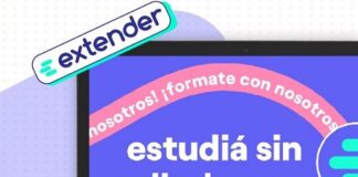 Cursos Extender: lanzan promoción de 50% de descuento