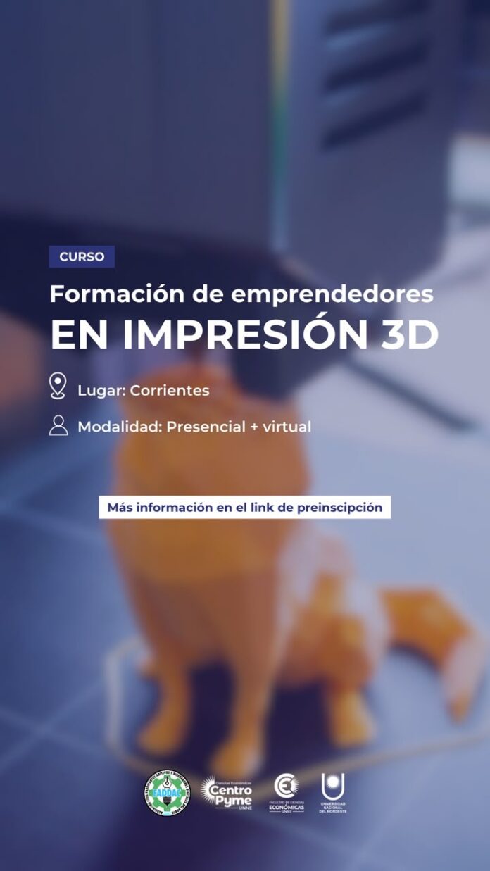 Curso formación emprendedora impresión 3D