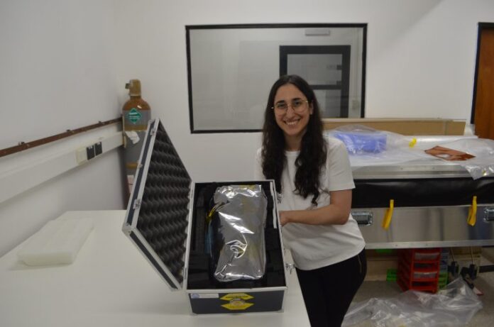 DSC_03411-768x509 La ingeniera Sonia Botta, integrante del Centro Tecnológico Aeroespacial (CTA) de la UNLP, inició el proyecto en 2021 y coordinó el trabajo.