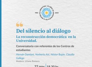 ÚLTIMO ENCUENTRO Del silencio al diálogo: conversatorio sobre la reconstrucción democrática con estudiantes universitarios de los 80 y 90