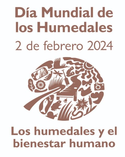 "Los humedales y el bienestar humano" es el lema de la campaña 2024 del Día Mundial de los Humedales.
