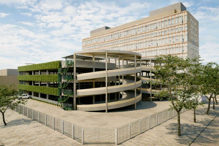 Trabajo final de Ingeniería Civil propone que la Casa de Gobierno del Chaco tenga un estacionamiento en altura