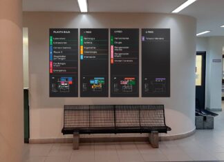 EXTENSIÓN UNNE Estudiantes de Diseño Gráfico realizaron diagnóstico y propuestas de rediseño de la señalética del Instituto de Cardiología de Corrientes Parte de la propuesta de rediseño de señalética del Instituto de Cardiología de Corrientes, presentada a las autoridades del centro de salud durante la firma del acuerdo.