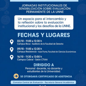 Evaluar para mejorar: la UNNE abre un nuevo espacio de diálogo con toda su comunidad universitaria