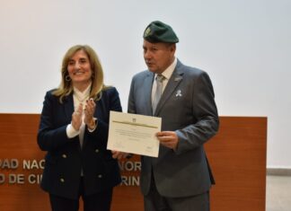 DELFINA VEIRAVÉ EN LA PRESENTACIÓN DEL DOCUMENTAL "NUESTRO NOMBRE ES MILAGRO" Veiravé: «Hay que seguir poniendo conocimiento para la resolución pacífica del derecho soberano de Argentina sobre Malvinas y la conciencia sobre la causa»