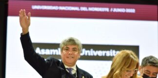 RECTOR ELECTO DE LA UNIVERSIDAD NACIONAL DEL NORDESTE Larroza: “Los invito a ser parte de esta transformación. El futuro nos une”